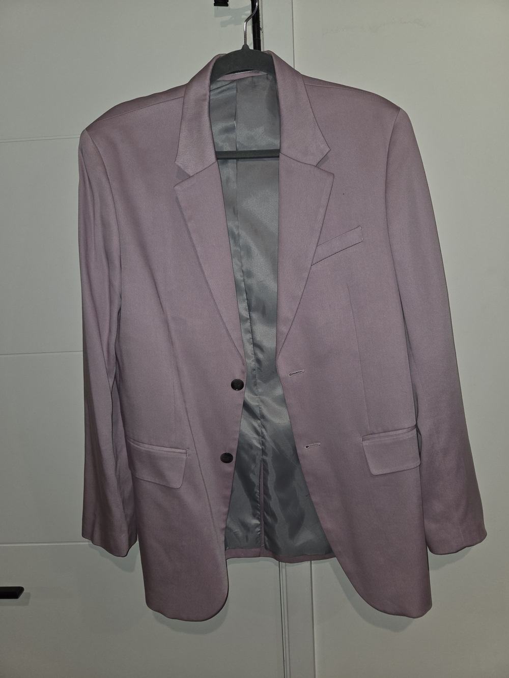 H&M Men's Lavender Single-Breasted Blazer